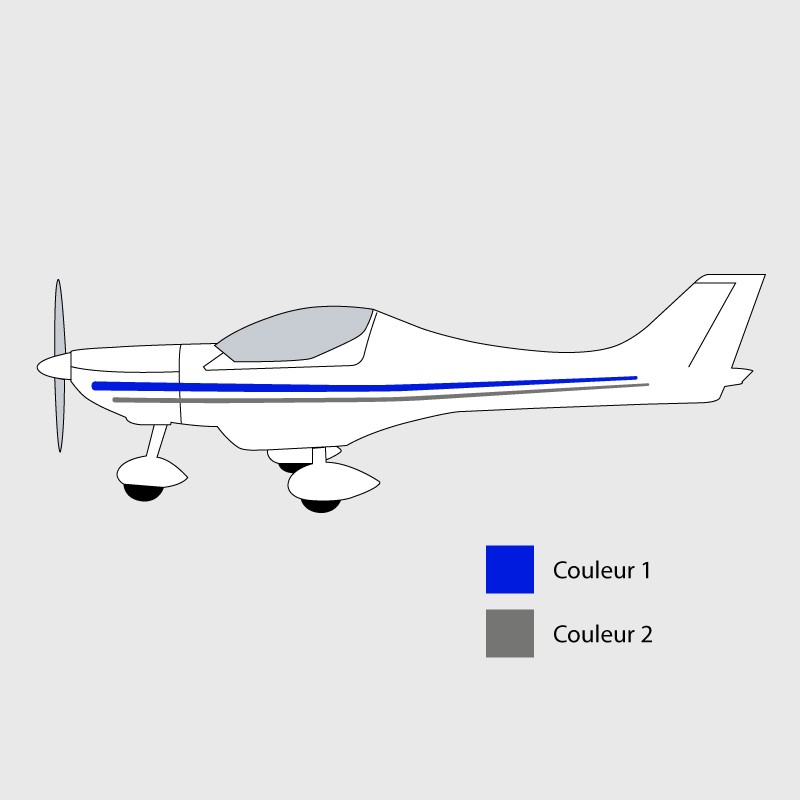 Stickers de décoration 1 pour ULM Dynamic