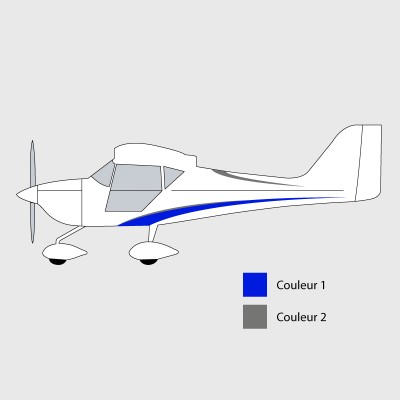 Stickers de décoration 1 pour ULM EUROFOK