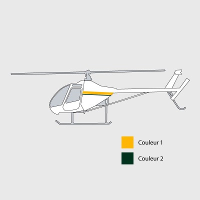 Stickers de décoration 2 pour ULM LH 212