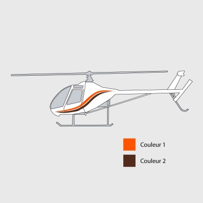 Stickers de décoration 3 pour ULM LH 212