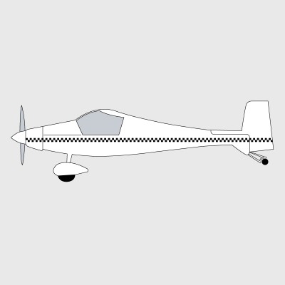 Stickers de décoration 1 pour ULM Luciole