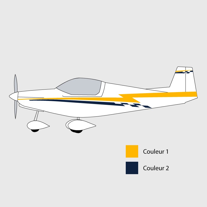 Stickers de décoration 2 pour ULM PIONEER 200/300