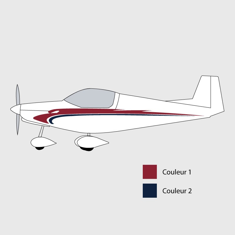 Stickers de décoration 3 pour ULM PIONEER 200/300