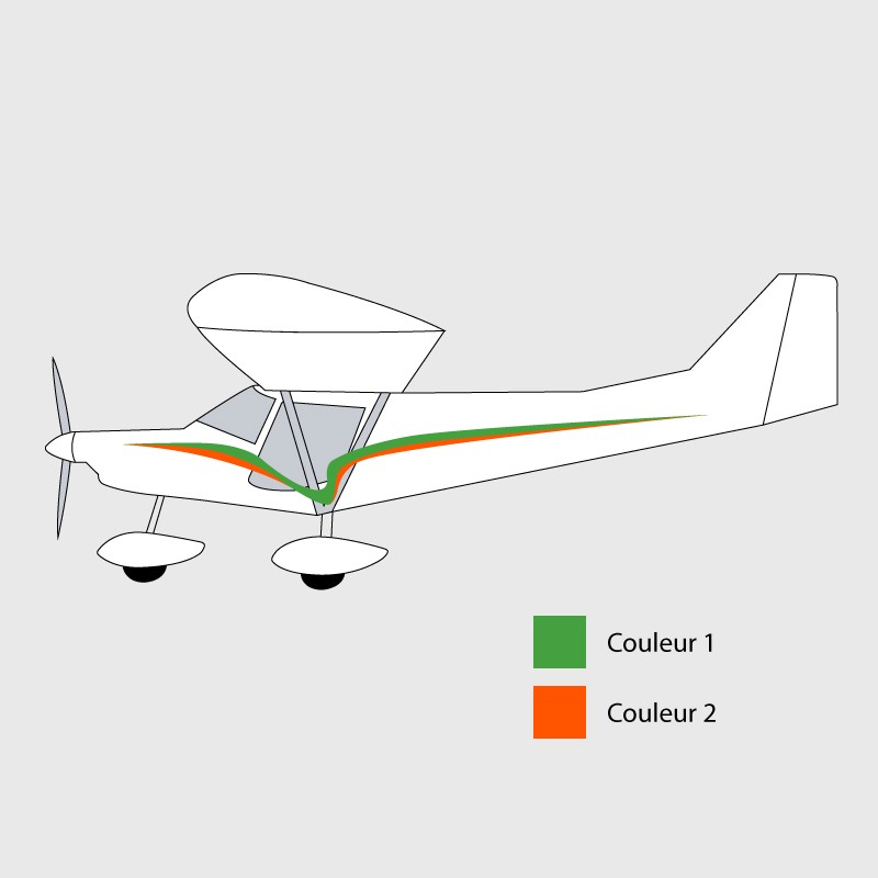 Stickers de décoration 1 pour ULM SAVANNAH