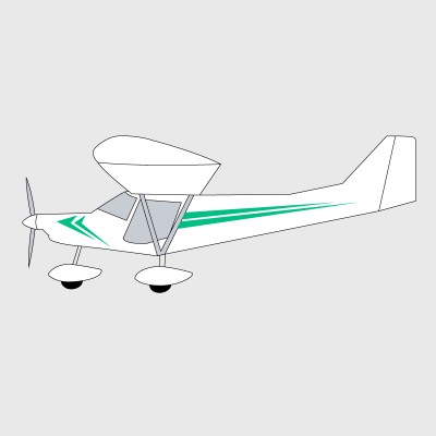 Stickers de décoration 2 pour ULM SAVANNAH