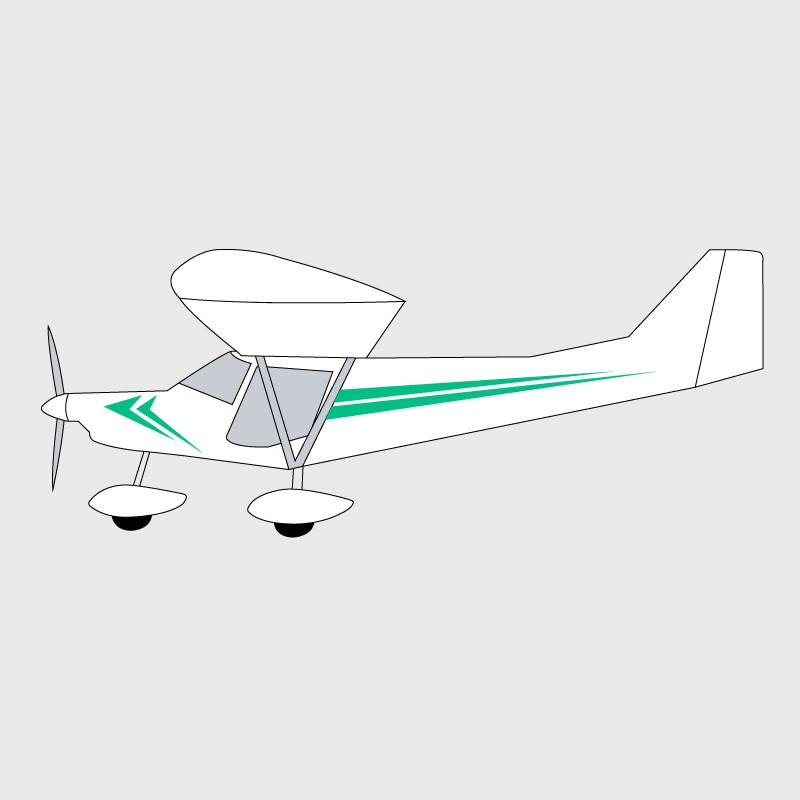 Stickers de décoration 2 pour ULM SAVANNAH