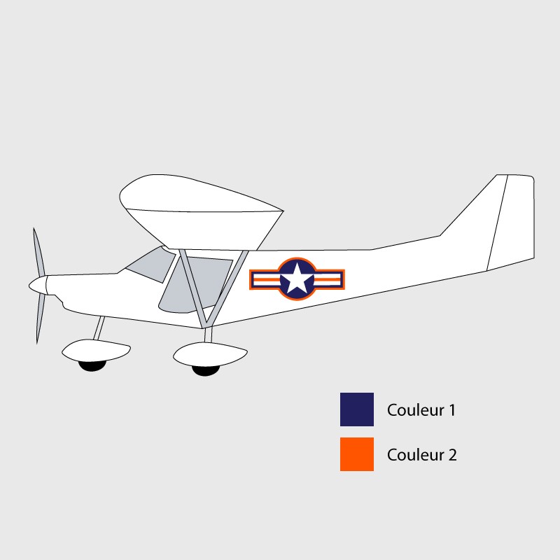 Stickers de décoration 5 pour ULM SAVANNAH