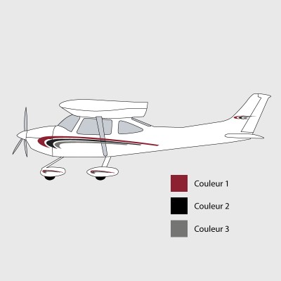 Stickers de décoration 1 pour ULM Skylane