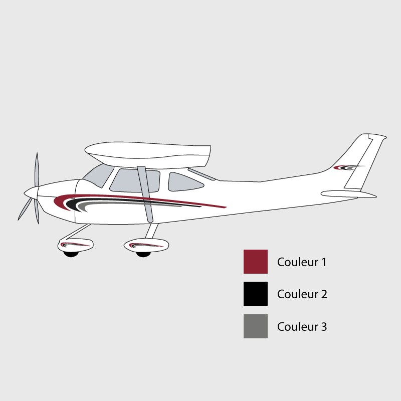 Stickers de décoration 1 pour ULM Skylane