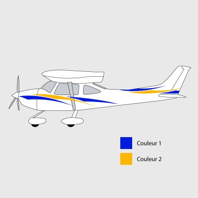 Stickers de décoration 4 pour ULM Skylane