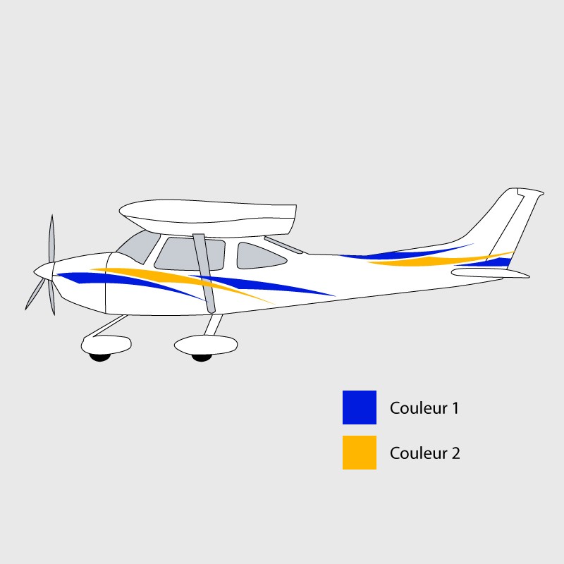 Stickers de décoration 4 pour ULM Skylane