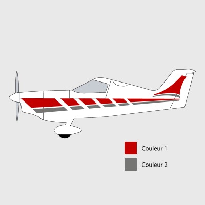 Stickers de décoration 4 pour ULM SPACEK SD