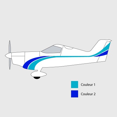 Stickers de décoration 5 pour ULM SPACEK SD