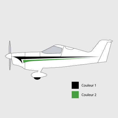 Stickers de décoration 6 pour ULM SPACEK SD