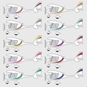 Stickers de décoration 1 pour ULM Storch Ulm Stickers de décoration 1 pour ULM Storch Ulm