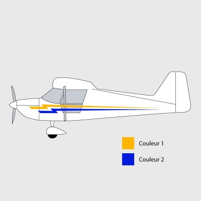 Stickers de décoration 2 pour ULM Tetras