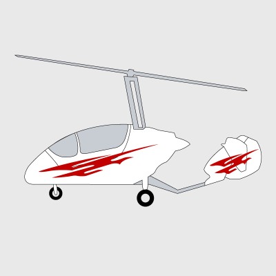 Stickers de décoration 3 pour ULM TRIXI Liberty et Princess