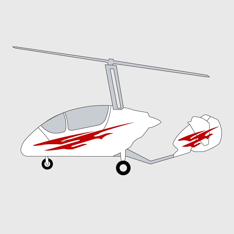 Stickers de décoration 3 pour ULM TRIXI Liberty et Princess