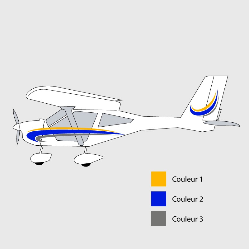 Stickers de décoration 1 pour ULM A 22