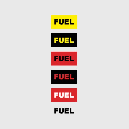 Stickers de sécurité Fuel