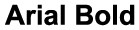 Arial Bold